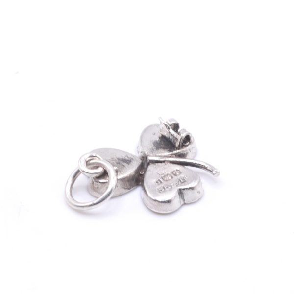 Antique Connemara Marble Shamrock Pendant - Image 2